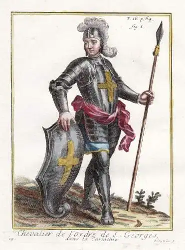 Chevalier de l'Ordre de S. Georges, dans la Carinthie - Orden des Heiligen Georg Order of St. George Kärnten