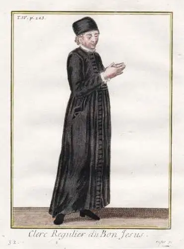 Clerc regulier du Bon Jesus - monastic order Mönchsorden Ordenstracht / costume Tracht costumes Trachten