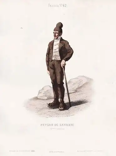 Paysan de Gavarni - Gavarnie Hautes-Pyrenees / France Frankreich / costume Tracht costumes Trachten