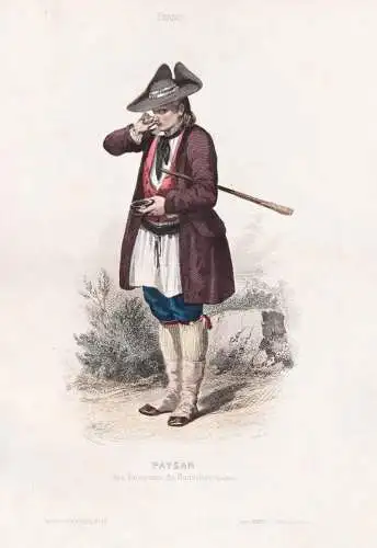 Paysan des Environs de Neuviller - Neuviller-la-Roche / French man Bauer homme / France Frankreich / costume T