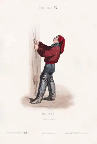 Mousse (Boulogne-sur-Mer) - Sailor Seeman / Boulogne-sur-Mer Pas-de-Calais / France Frankreich / costume Trach