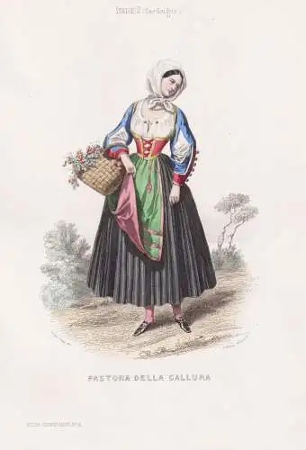 Pastora della Gallura - Sardegna Sardinien Sardinia / Italy Italien Italia / costume Tracht costumes Trachten
