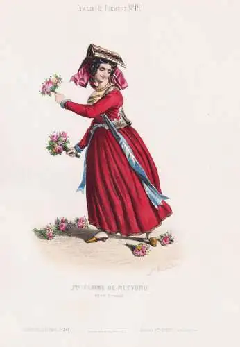 J.ne femme de Nettuno - Nettuno Lazio / Italy Italien Italia / costume Tracht costumes Trachten