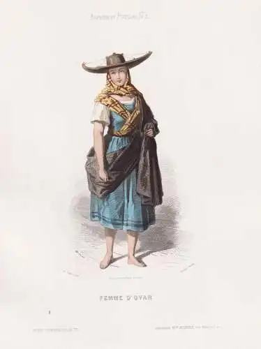 Femme d'Ovar - Ovar Aveiro Portugal Portuguese woman / costume Tracht costumes Trachten