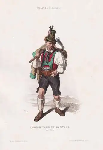 Conducteur de Radeaux de Tulz - Bad Tölz Bavaria Bayern / costume Tracht costumes Trachten
