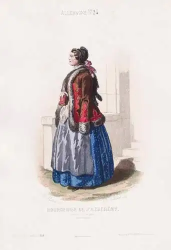 Bourgeoise de j'Azbereny - Jászberény Hungary Ungarn Magyarorszag / costume Tracht costumes Trachten