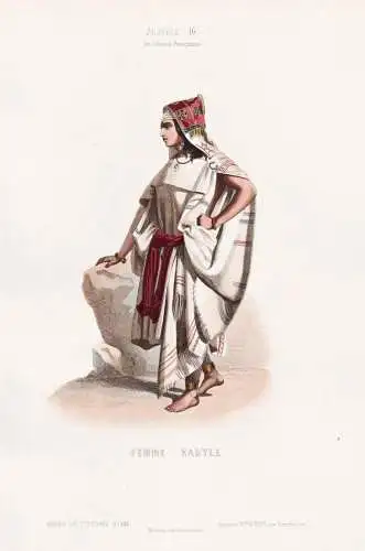 Femme Kabyle - Kabylen Kabyle woman / Algeria Algerien Algérie / costume Tracht costumes Trachten