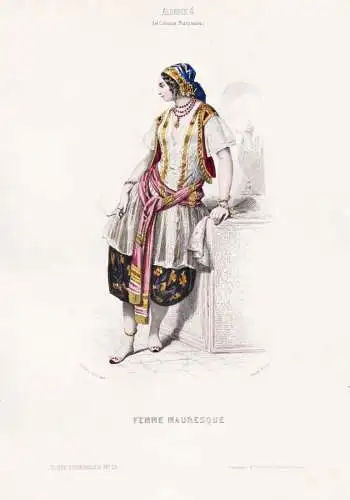 Femme Mauresque - Moors Mauren Moorish woman / costume Tracht costumes Trachten