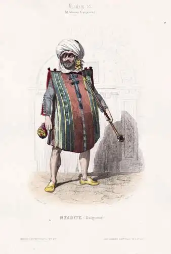 Mzabite (Baigneur) - Mozabiten Mozabite Banu Mzab M'zab / costume Tracht costumes Trachten
