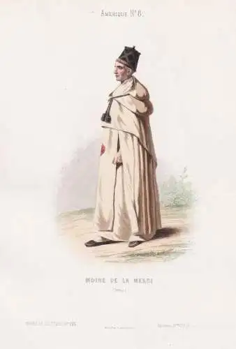 Moine de la Merci (Perou) - Peru Peruvian monk Mönch Ordenstracht / costume Tracht costumes Trachten
