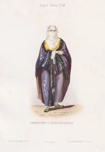 Armenienne a Constantinople - Armenian woman Armenien Armenia / Istanbul / costume Tracht costumes Trachten
