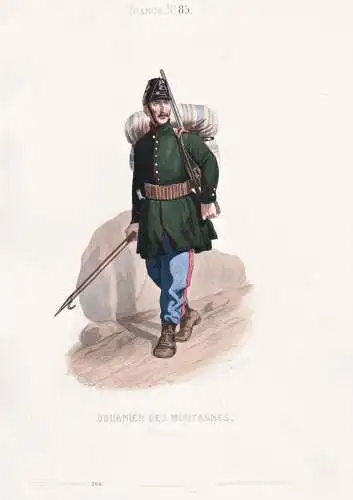 Douanier des Montagnes (Pyrenees) - Zollbeamter Customs Officer / Pyrenees / France Frankreich / costume Trach