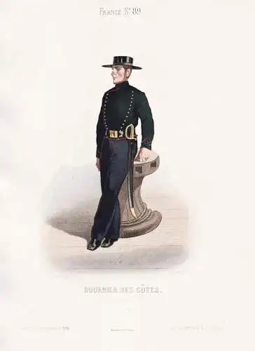 Douanier des Cotes - Zollbeamter Customs Officer / France Frankreich / costume Tracht costumes Trachten