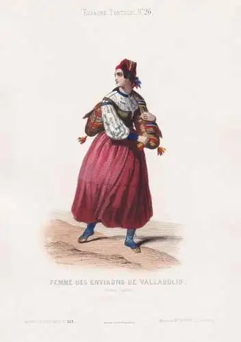Femme des environs de Valladolid -  Castilla y León / Espana Spain Spanien Espagne / costume Tracht costumes