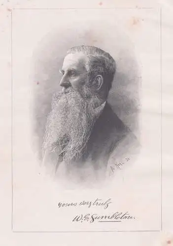 W.E. Gumbleton - William Edward Gumbleton (1840–1911) Irish horticulturist Gärtner / Portrait / botanical B