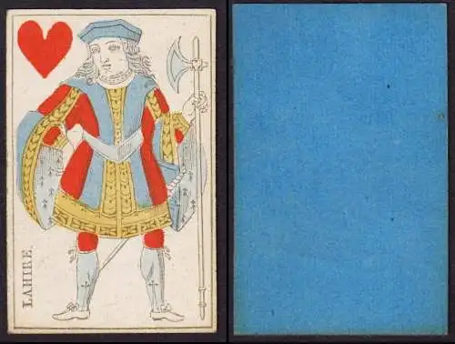 (Herz-Bube) - Jack of Hearts / Vallet de coeur / playing card carte a jouer Spielkarte cards cartes