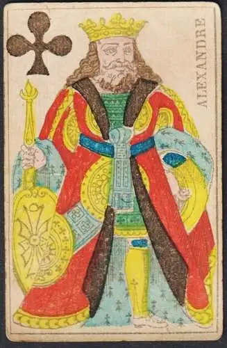 (Kreuz-König) Alexandre - King of Clubs / Roi de trèfle / playing card carte a jouer Spielkarte cards cartes