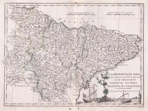 La Provincia di Soria compresa nella parte orientale della Castiglia Vecchia e le Provincie di Guipizcoa Navar