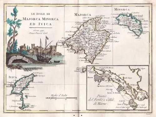 Le Isole di Majorca Minorca ed Ivica - Mallorca Menorca Balearic islands Ibiza island Insel Espana Spain Spani