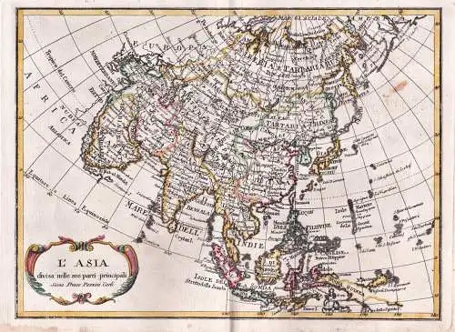 L'Asia - Asia Asie Asien continent Kontinent Arabia India Philippines China Japan Korea