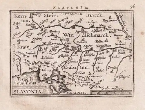Slovenia - Croatia Slovenia Bosnia Istria Kroatien Slowenien Bosnien / carte map Karte / Epitome du theatre du