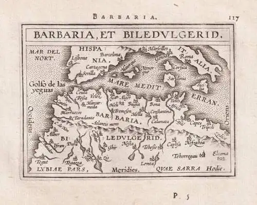 Barbaria / Barbariae et biledulgerid - North Africa Nordafrika / Morocco Maroc Marokko / Algerien Algeria / Tu