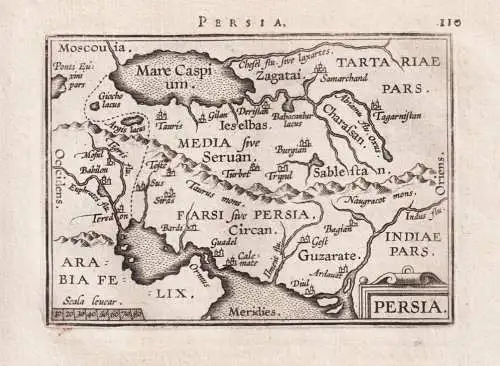 Persia - Persia Persien Iraq Iran / carte map Karte / Epitome du theatre du monde / Theatro del Mondo / Theatr