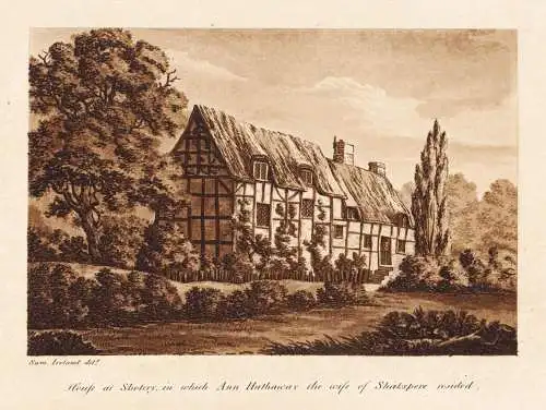 House at Shotery in which Ann Hathaway the wife of Shakespere resided - Shottery House of Anne Hathaway (wife