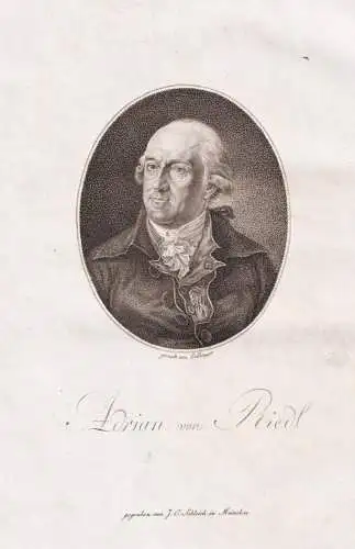 Adrian von Riedl -  Adrian Franz Xaver Florian Riedl, ab 1790 von Riedl (1746-1809) deutscher Topograf Kartogr