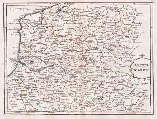 Artois Picardie - Artois Picardie France Frankreich / carte Karte map