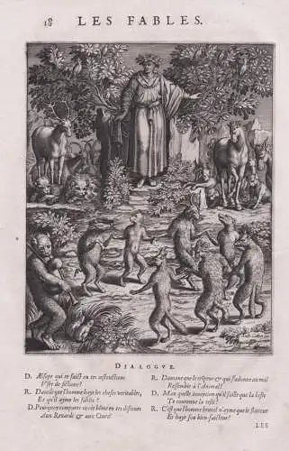 Les Fables- Äsops Fabeln Tiere Tierfabeln Aesop's Fables / Anthropomorphism Anthropomorphismus