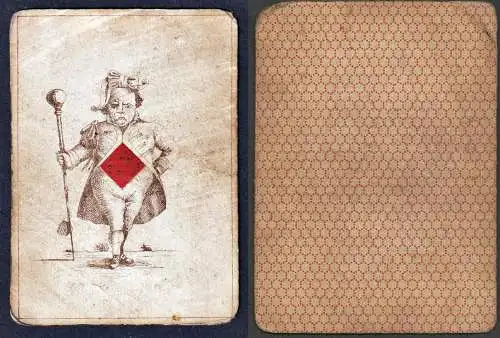 (Karo Ass) - Diamonds carreau / playing card carte a jouer Spielkarte cards cartes
