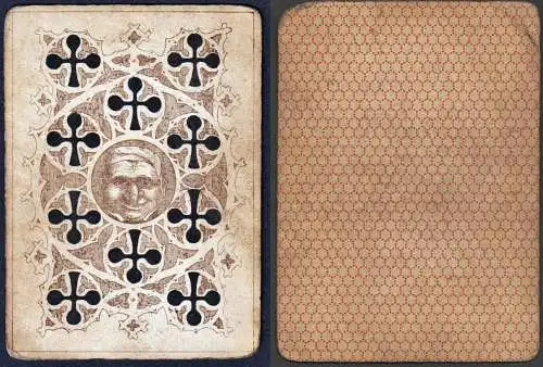 (Kreuz 10) - Clubs trefle / playing card carte a jouer Spielkarte cards cartes