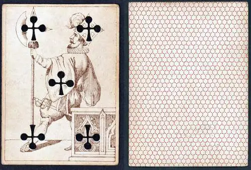 (Kreuz 5) - Clubs trefle / playing card carte a jouer Spielkarte cards cartes