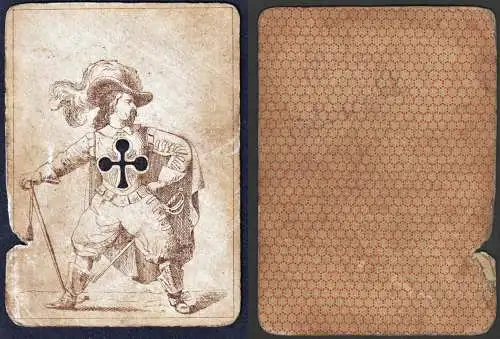 (Kreuz Ass) - Ace of Clubs trefle / playing card carte a jouer Spielkarte cards cartes