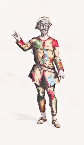 (Harlekin / Arlecchino / Harlequin) - Commedia dell'arte / Theater theatre