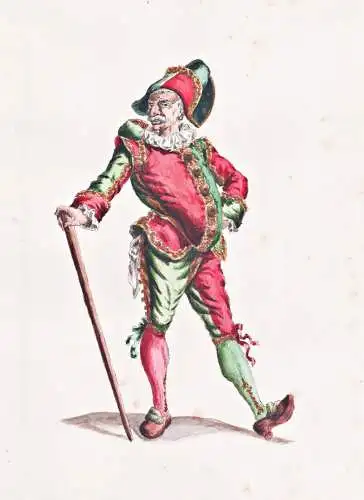 (Polichinelle / Pulcinella) - Commedia dell'arte / Theater theatre