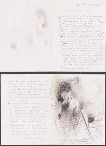Variation sur le Docteur Faust a la maniere de Rembrandt... - Doctor Johann Georg Faust (c.1480-c. 1541) Alche