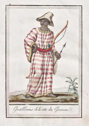 Gentilhomme de la cote des Graines - Pepper Coast Liberia West Africa Afrika / costume Trachten