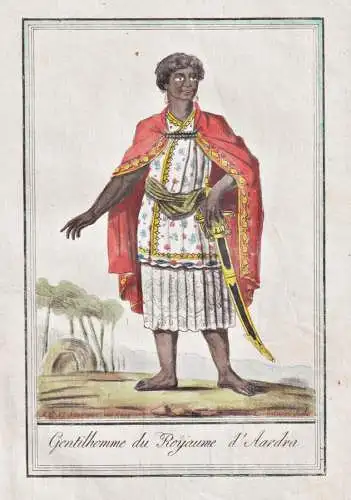 Gentilhomme du Royaume d'Aardra - Ardra Kingdom Benin Ajaland West Africa Afrika Tracht costumes