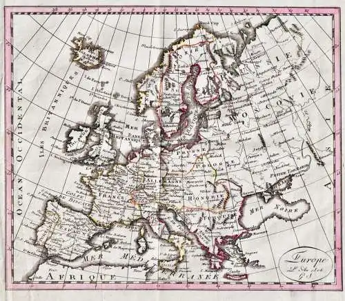 Europe - Europa Kontinent continent / Karte map