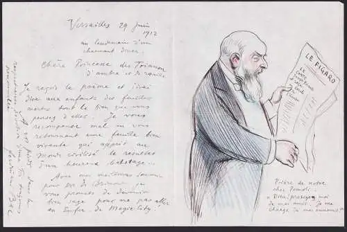 Prere de notre cher Primoli: Dieu! protegez moi de mes amis. Je me charge demes enemis! - Joseph Primoli (1851