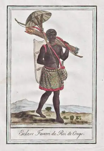 Esclave Favori du Roi de Congo. - slave Sklave Congo Kongo Africa Afrika Tracht costumes