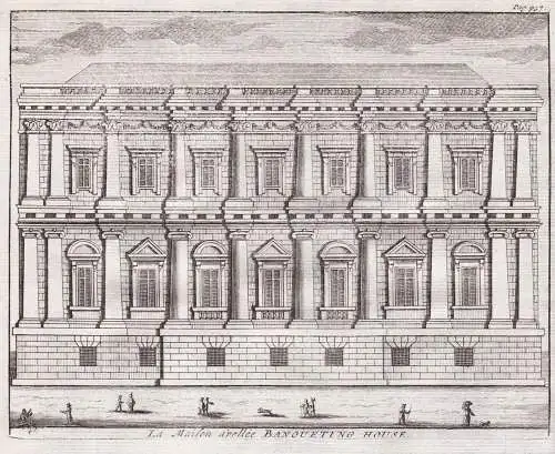 La maison apellée Banqueting House. - Banqueting House Whitehall Westminster London Ansicht view