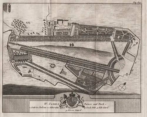 St. James Palace and Park. -  St. James's Palace London Westminster Ansicht view