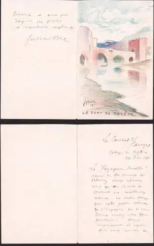 Le Pont de Tolede - Toledo Espana Spain Espagne Spanien / Autograph