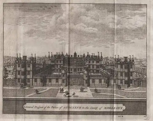 A General Prospect of the Palace of Audlyene in the County of Midllesex. - Audley End House Saffron Walden Ess