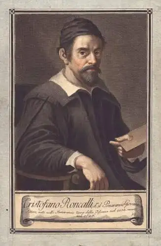 Cristofano Roncalli - Cristoforo Roncalli (1552-1626) Italian painter Maler pittore Pomerance Portrait