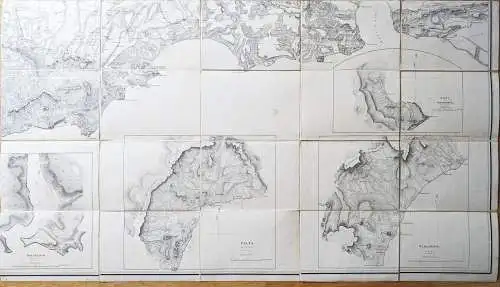 Military Topographical map of the Peninsula of The Crimea - Crimea Krim Peninsula / Ukraine