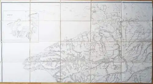 Military Topographical map of the Peninsula of The Crimea - Crimea Krim Peninsula / Ukraine